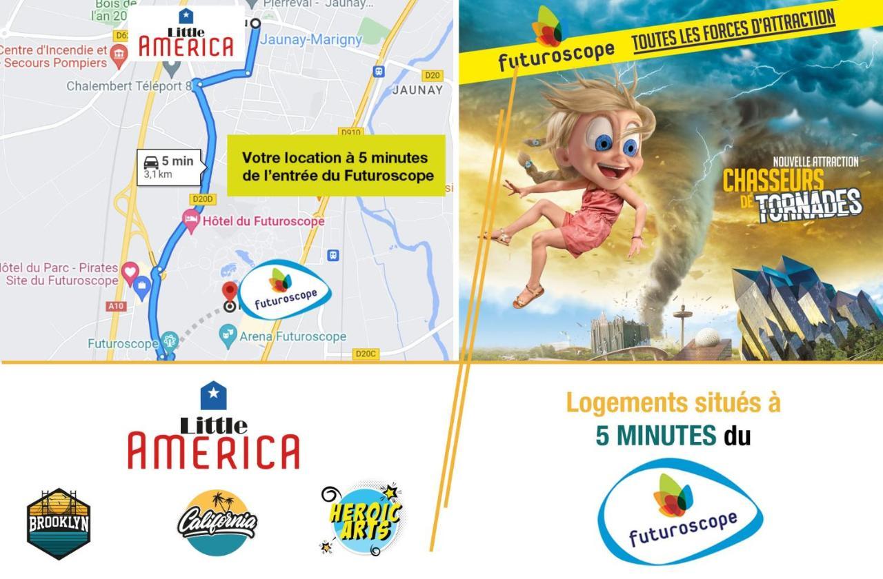 Little America - Appart Hotel 3Km Futuroscope Жоне-Клан Екстер'єр фото